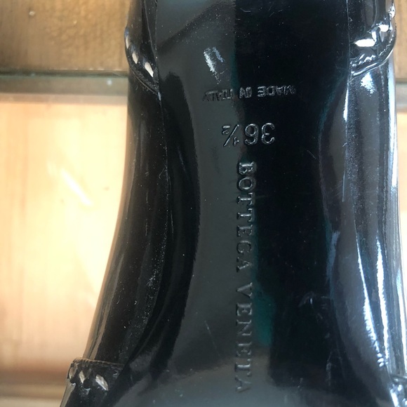 Bottega Veneta Heels Black Patent Leather Size 6.5 - Picture 5 of 8